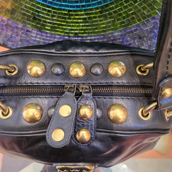 Gucci Black Leather Babouska Dome Satchel. - Picture 3 of 16